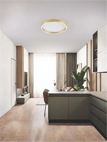 Plafoniera LED design slim ISTOS aurie D-50cm