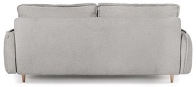 Canapea gri extensibilă cu tapițerie din stofă bouclé 215 cm Patti – Bonami Selection