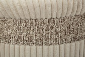 Mauro Ferretti Set 3 Pufuri Crem Cu Spațiu De Depozitare, Ø 40,5 X 49,5 Cm, 35 X 42 Cm, 31 X 38 Cm | Aosom Romania