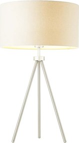 Endon 66986 - Lampă de masă TRI 1xE27/40W/230V crom mat/crem