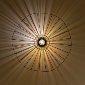 Brilagi - Lustră LED aplicată CERIA WIRE, 1xE27/40W/230V, diametru 80 cm, negru