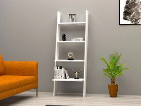 Raft de cărți Solid-White alb