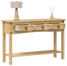 vidaXL Măsuță consolă Corona, 114x34,5x73 cm, lemn masiv de pin