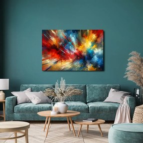 Tablou explozie de energie colorată