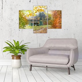 Tablou cu pescărie (90x60 cm)