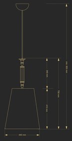 Pendul, Lustra eleganta design clasic NAPOLI