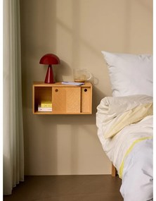 Dulăpior de perete din lemn de stejar Hübsch Herringbone, natural