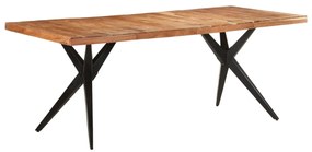 vidaXL Masă de bucătărie, 200x90x76 cm, lemn masiv acacia