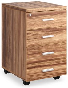 Container SimpleOffice 40 x 48 cm - 4 sertare, nuc