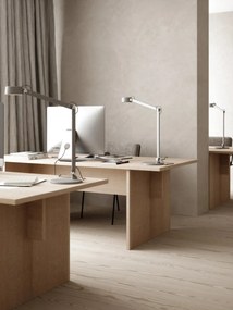 Lampa 3 in 1, lampa de birou sau aplica de perete moderna NOBU gri