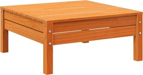 vidaXL Taburet de grădină, maro ceruit, lemn masiv de pin