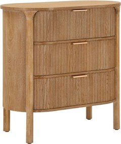 Comodă în culoare naturală din lemn de brad 80,5x82x47 cm Gothenburg – Mauro Ferretti