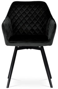 Scaun sufragerie Danarra-425-BK4 (negru). 1120437