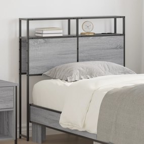 vidaXL Tăblie de depozitare sonoma gri 80 cm Lemn compozit