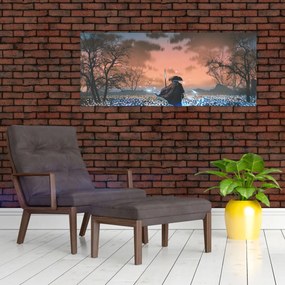 Tablou - Ilustrație a unui războinic (120x50 cm)