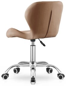 Scaun de birou AVOLA VELVET maro deschis