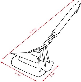 Perie din sârmă pentru curățarea grătarului WELFON