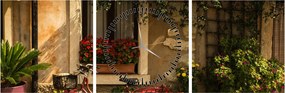 Tablou - Italia pitorească (cu ceas) (90x30 cm)