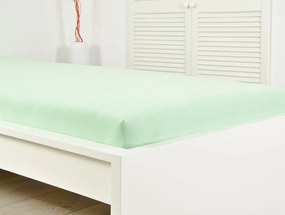 Cearceaf Jersey pentru patut de copii EXCLUSIVE 60x120 cm verde deschis