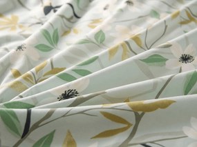 Lenjerie de pat din microfibra FLORIBIRD verde Dimensiune lenjerie de pat: 70 x 90 cm | 140 x 220 cm