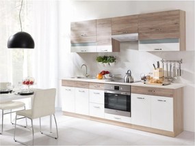 Set bucatarie ECONO C PLUS, carcasa stejar sonoma/fronturi stejar san