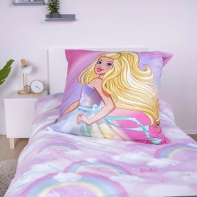 Lenjerie de pat din bumbac Herding Barbie, 135 x 200 cm, 80 x 80 cm