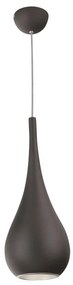 Pendul stil modern diam.20cm DROP negru