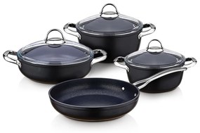 Set de oale 4Home Titanium cu suprafața antiaderentă, 7 piese