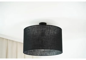 Brilagi - Lustr TUBES ROLLER 1xE27/15W/230V pr. 50 cm negru montat