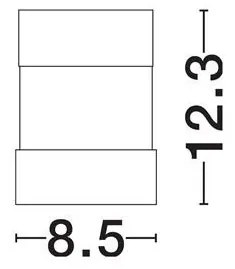 Spot LED aplicat design modern GLOVIA