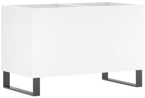 vidaXL Dulap de discuri, alb, 74,5x38x48 cm, lemn prelucrat