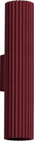Brilagi - Aplică de perete CRESTO 2xGU10/10W/230V 30 cm burgundiu