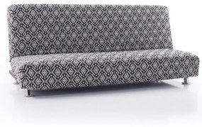 Huse monoelastice alb-negru ZUMA fotoliu (l. 70 - 110 cm)