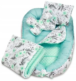 ShopJK SET PENTRU PĂTUȚ - 7 PIESE - MINTY ROSE - 014502