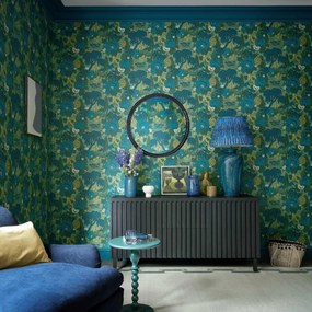 Tapet Mandarin Garden, Jade Green, 1838 Wallcoverings, 5.3mp / rola