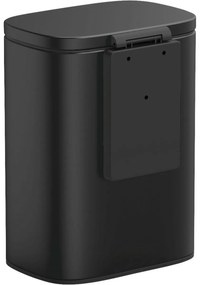 Wenko Coș de gunoi de perete Sare 5 l, negru