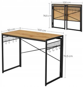 Birou pliabil TAYLOR SONOMA 50x100cm