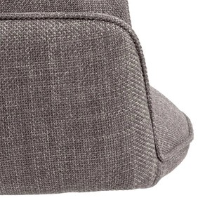 Set de scaune de sufragerie gri deschis cu cotiere 2 buc. tapițat Glenda – Actona