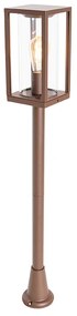 Lampă de podea industrială pentru exterior maro ruginiu 100 cm IP44 - Charlois