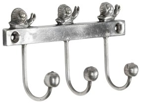 Cuier de perete decorativ, din alama, L10 cm, Fleurlys
