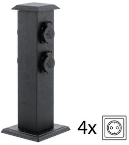 EGLO 93426 - Stalp exterior cu prize