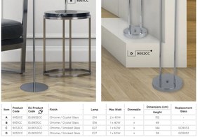 Lampadar / Lampa de podea moderna design elegant Elise EU8932CC SRT