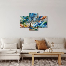 Tablou – Arbore energetic colorat (90x60 cm)