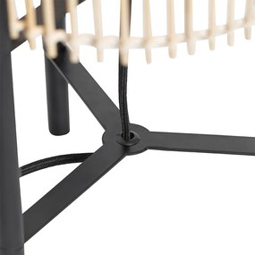 Lampă de masă scandinavă din bambus - Natasja