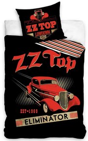 Lenjerie de pat din bumbac ZZ Top Eliminator, 140 x 200 cm, 70 x 90 cm