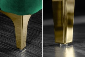 Canapea design Chesterfield, Catifea, Verde Smarald, MODERN BAROCK