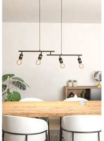 Lustră pe cablu LURONE 4xE27/10W/230V Eglo 900177