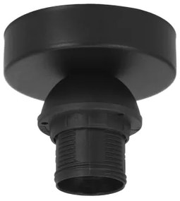 Plafonieră NATIA Ø 45 cm, 1xE27, 60W, 230V, alb/negru