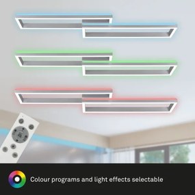 Lustră LED RGBW dimabilă aplicată FRAME 2xLED/21W/230V 2700-6500K Brilo + telecomandă