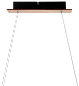 Candelabru LED SENTO suspendat pe cablu, 19W/230V, lemn